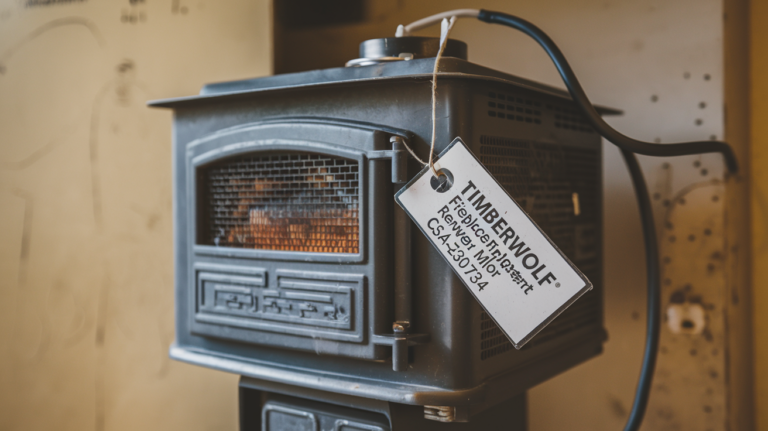 Timberwolf fireplace insert replacement blower motor csa230734