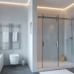 framless shower doors for shower 56x68