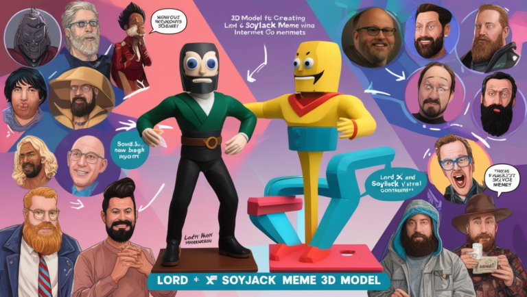 Lord X Soyjack Meme 3D Model