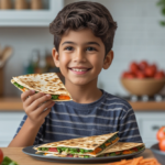 how many quesadillas should a preadolescente eat in one meal