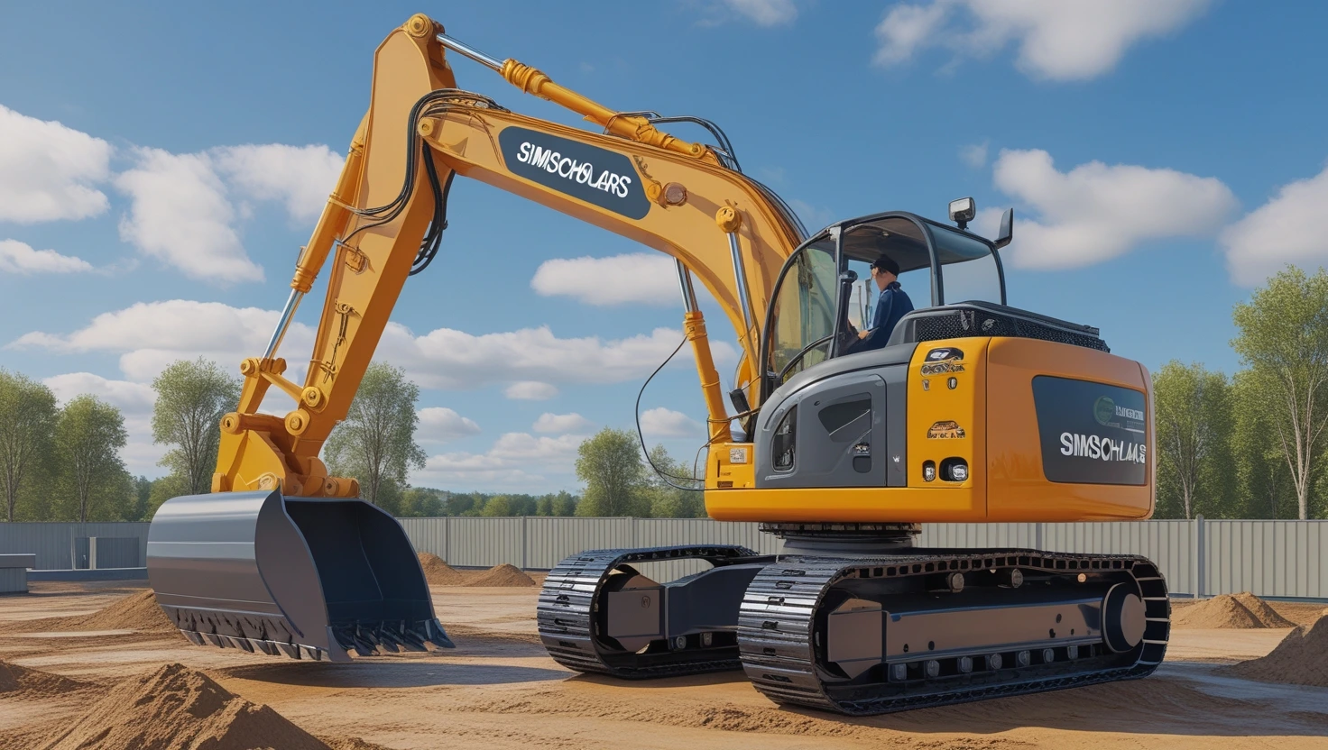 simscholars hydraulic excavator post test answers​