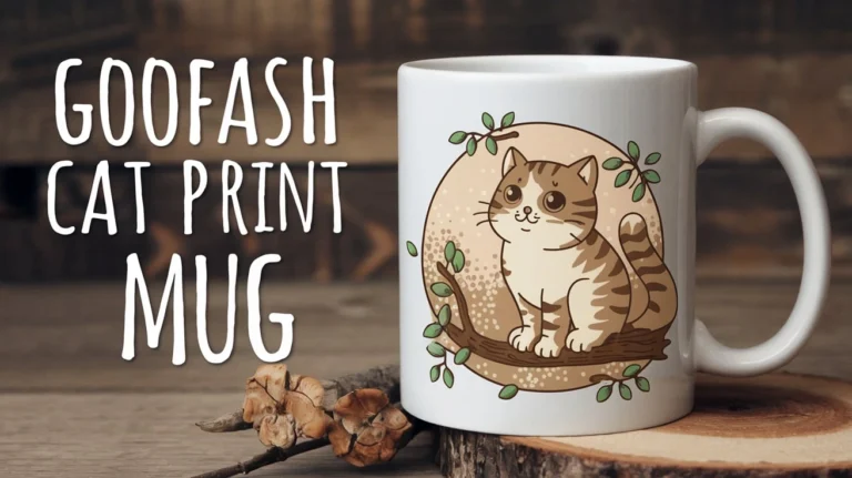 goofash cat print mug
