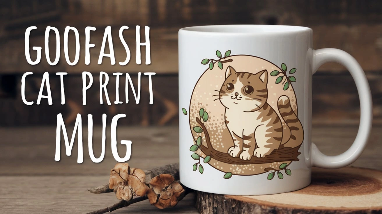 goofash cat print mug