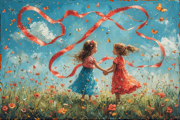 dawn and emily each had the same length of ribbon​