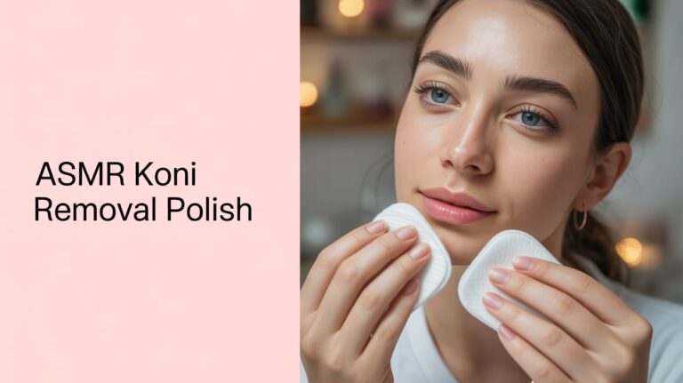 asmr koni remove polish​