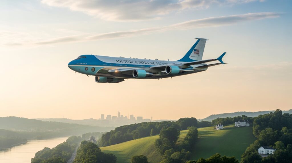 air force one spotted near harrisburg​
