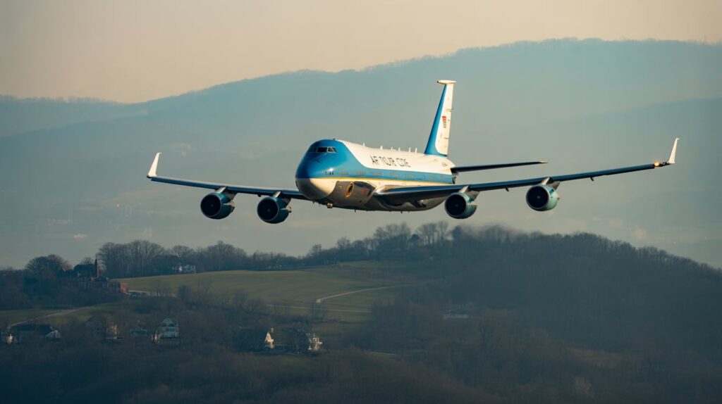 air force one spotted near harrisburg​
