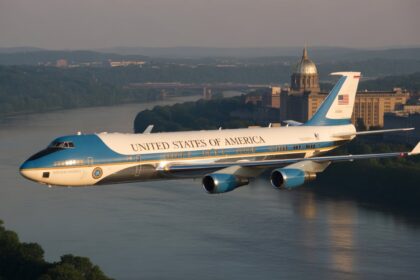 air force one spotted near harrisburg​