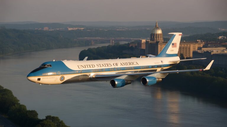 air force one spotted near harrisburg​
