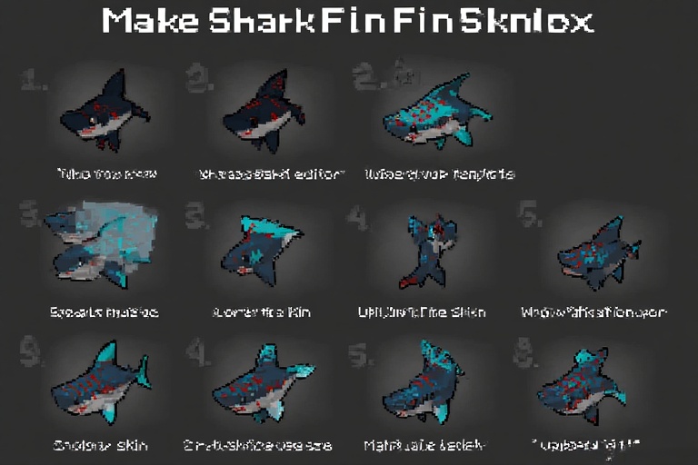 how to make a shark fin skindex​
