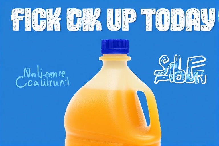 1 gallon no calcium orange juice sale pick up today​
