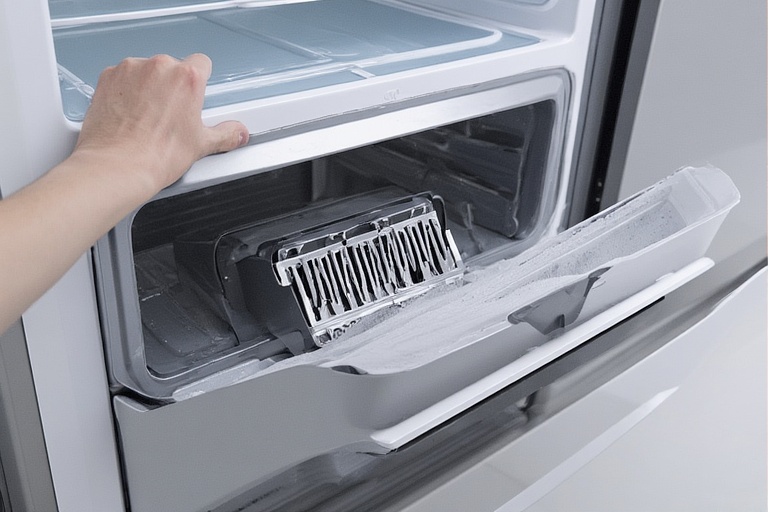  remove RF25HMEDBBC ice chute
