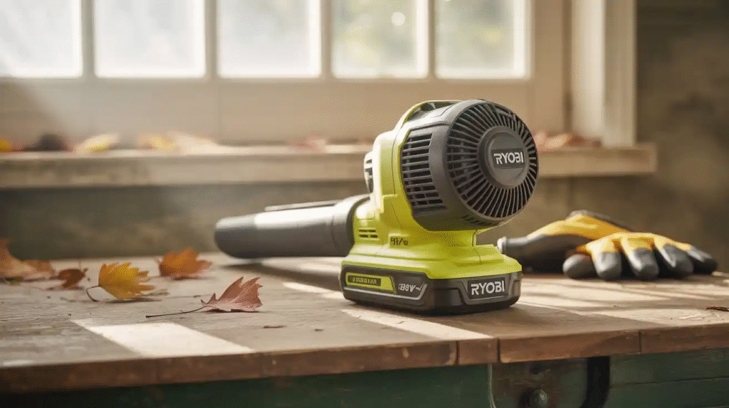  ryobi ry18blcxa-0 compact battery blower 18v brushless​