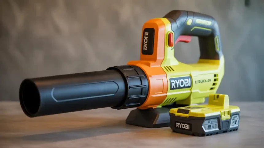 ryobi ry18blcxa-0 compact battery blower 18v brushless​